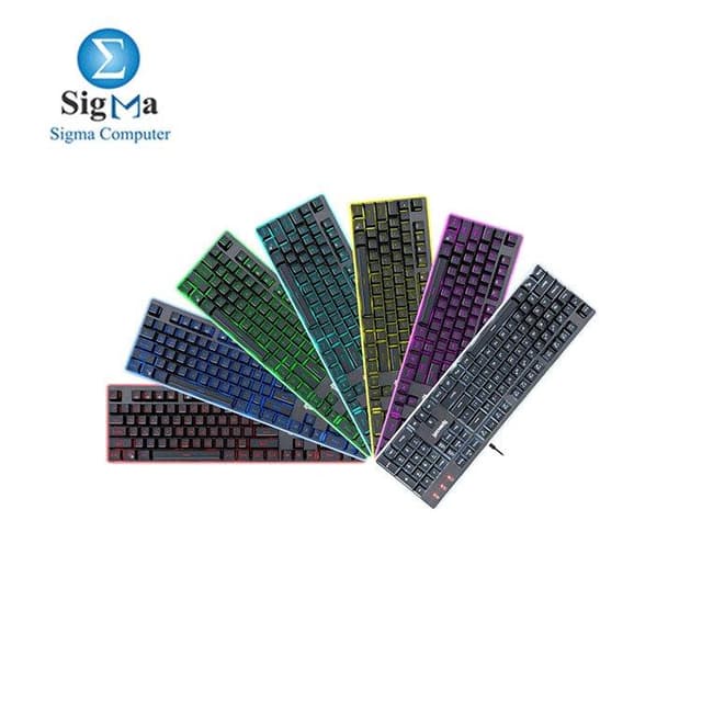 Redragon K509 DYAUS 7 Colors Backlit Gaming Keyboard