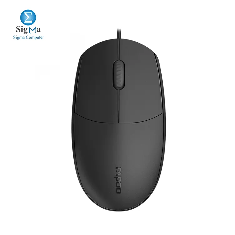 Rapoo N100C Optical Type-C USB Mouse Black