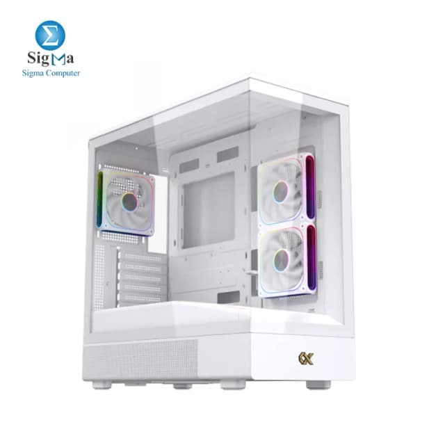 XIGMATEK Sun Arctic 5 Fan Argb PWM White Super Tower Case-EN49729