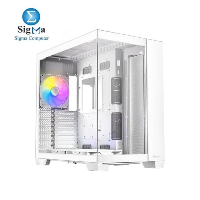 Antec C8 ARGB White, 2x TQR 160mm & 1x TQ 140mm ARGB PWM Fans Included,dual-chamber layout, Type-C, 360mm Radiator Support, Seamless TG Front & Side Panels, RTX 40 compatible, Full-Tower E-ATX PC Case