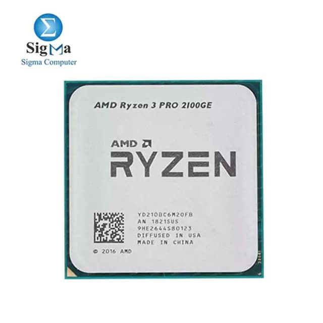 AMD RYZEN 3 PRO 2100GE TRAY (2 Core -4 Thread)(4M Cache/3.2 GHz)(PCIe 3.0) Vega 3