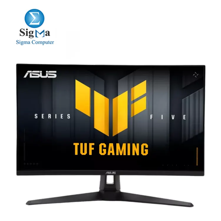 ASUS 27" TUF Gaming Series 5 VG27AQM5A Gaming Monitor: 27 inch, QHD(2560x1440), 300Hz, Fast IPS, ELMB Sync, 0.3ms (GTG), Stereo speaker, 95% DCI-P3, DisplayWidget Center - Black
