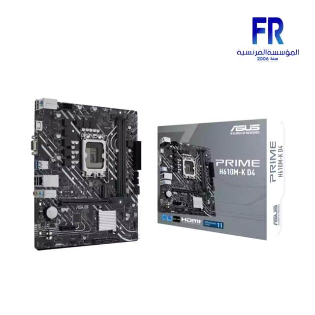 Asus H610M-K Prime DDR4 Motherboard