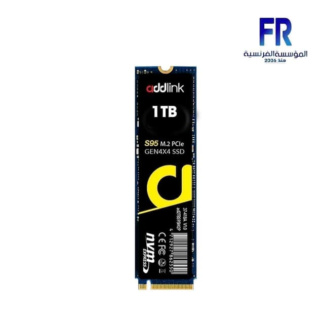 Addlink S95 1Tb M2 2280 Pcie Gen4 Nvme Internal Solid State Drive SSD
