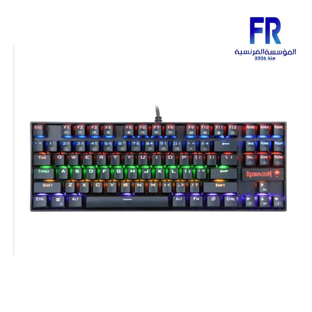 Redragon Kumara K552 Rainbow Blue Switch Wired Mechanical Gaming Keyboard