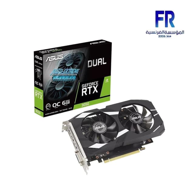 ASUS Dual RTX 3050 OC 6Gb GDDR6 Graphic Card