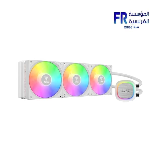 Gamdias Aura GL360 V2 WH 360mm ARGB AIO White Cpu Liquid Cooler