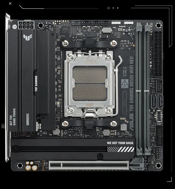 ASUS TUF Gaming B850I WiFi Neo Socket AM5 DDR5 Mini ITX Motherboard