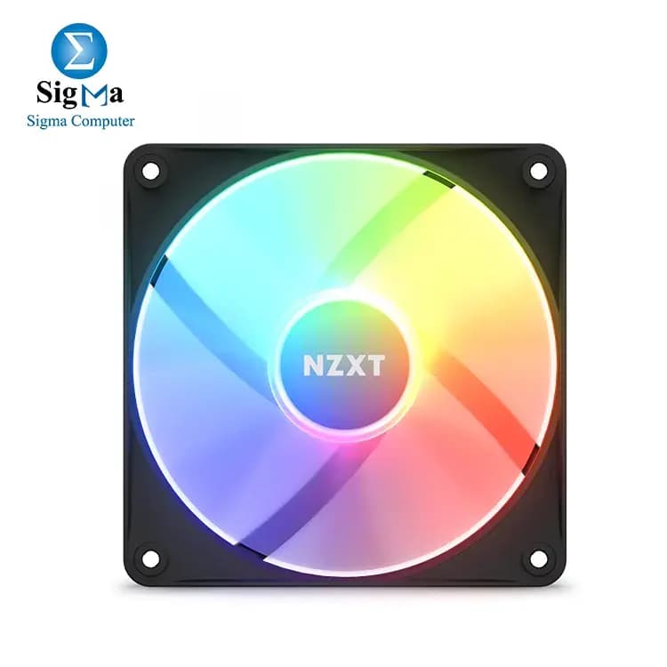 NZXT F120 RGB Core 120mm - 1800 RPM - 78.86 CFM - BLACK - RF-C12SF-B1