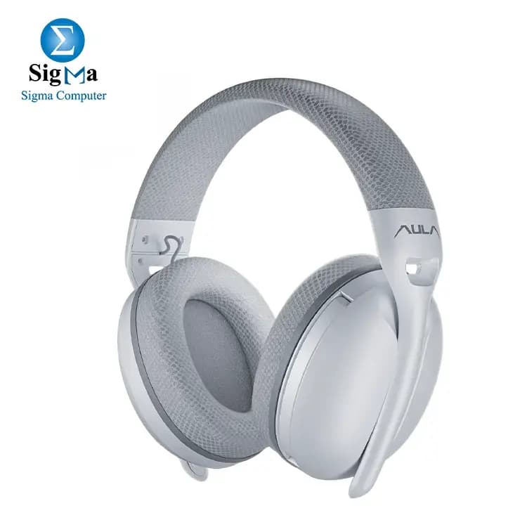 AULA S6 Wireless Gaming Headset Tri-mode - White