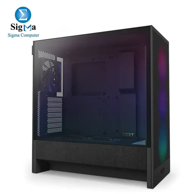 NZXT H5 Flow 3 Fans RGB - BLACK -CC-H52FB-R1