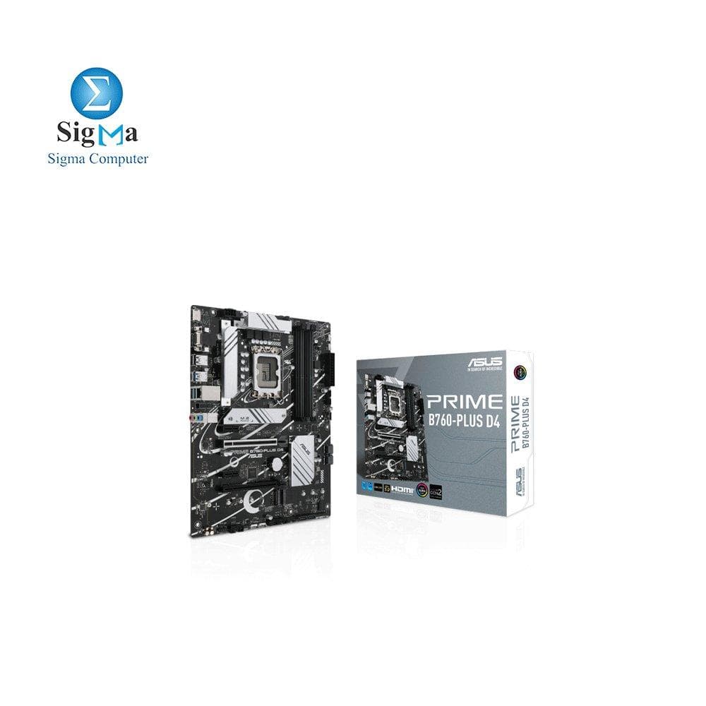 ASUS Prime B760-PLUS D4, an Intel® B760 LGA 1700 ATX motherboard