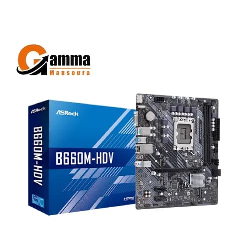 Asrock Socket B660M-HDV 1700 2 DDR4, LGA 1700