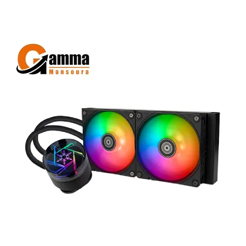 SilverStone Technology NovaPeak 240 ARGB All-in-one Liquid Cooler with ARGB Lighting Effects, SST-NP240-ARGB