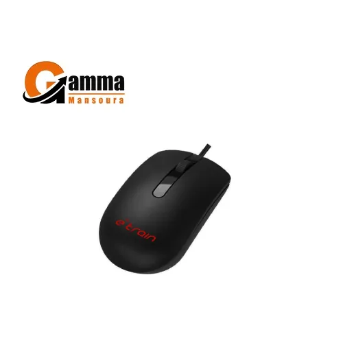 Etrain (MO771) Wired Mouse – Black