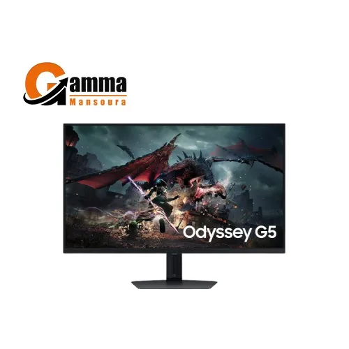 SAMSUNG LS32DG502EUXEN 32-Inch Odyssey G50D Series QHD Fast IPS Gaming Monitor, 1ms, VESA DisplayHDR 400, 180Hz, AMD FreeSync, Adjustable Stand, Eye Saver Mode