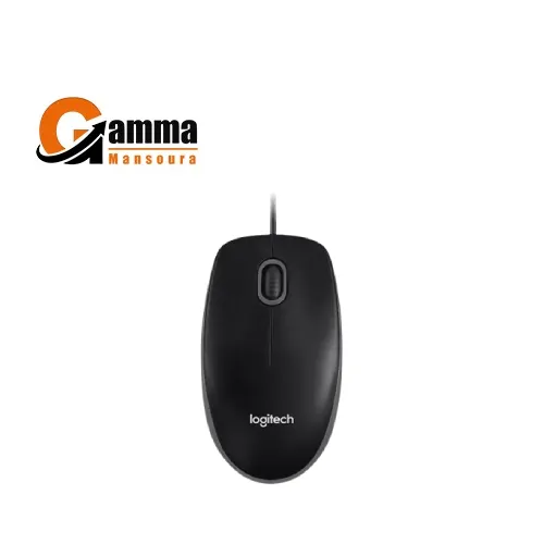 LOGITECH B100 OPTICAL USB MOUSE – BLACK