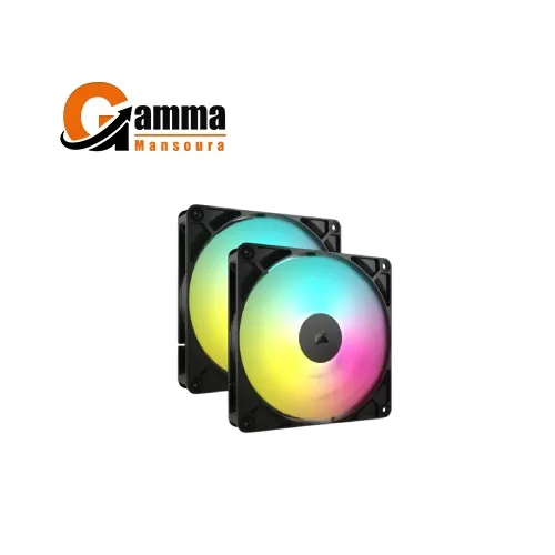 CORSAIR RS140 ARGB 140mm PWM Dual Pack Case Fans