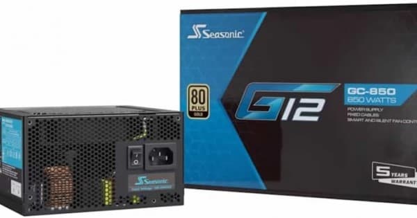 Seasonic G12-GC-850 850W PSU 80 Gold Non-Modular