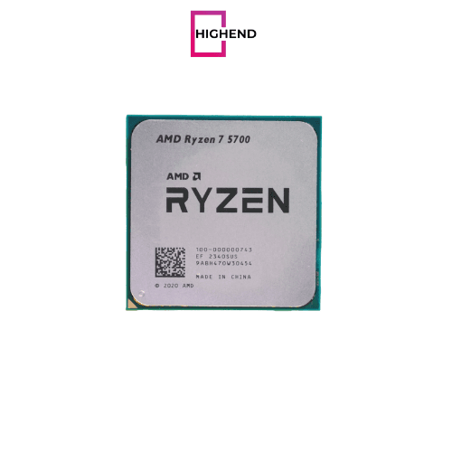 AMD Ryzen 7 5700 - Tray - 8-Core/ 16-Threads 4.6 GHz Socket AM4 65W