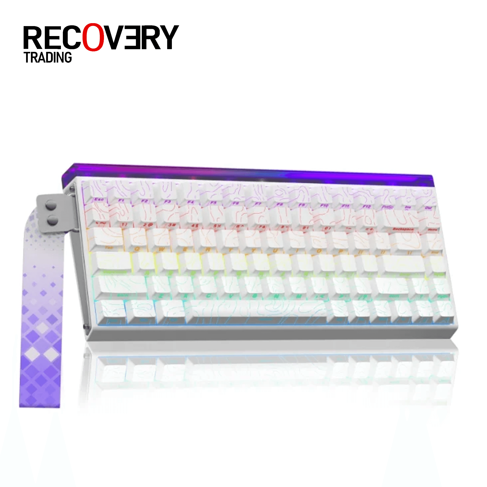 AULA HERO 84 HE Wired Magnetic Gaming Keyboard – White Contour