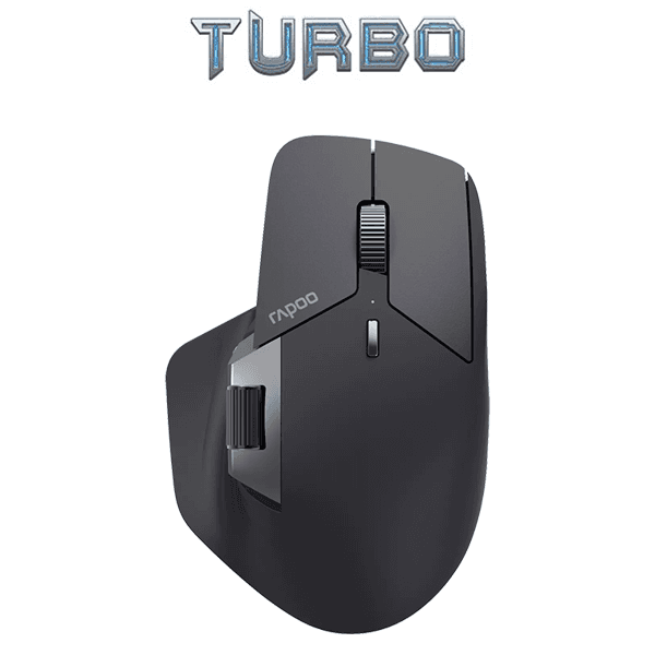 Rapoo MT760M Rechargeable Multi Mode BLUETOOTH WIRELESS Mouse for productivity and casual gaming