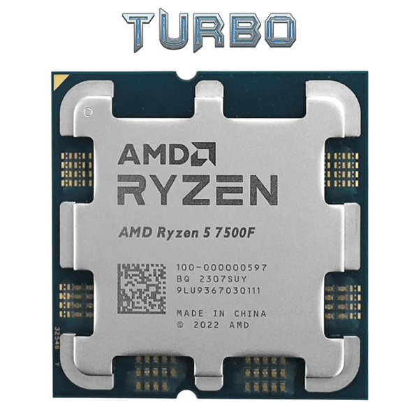 AMD Ryzen 5 7500F Desktop Processor (6 Cores, 12 Threads, Up to 5.0GHz, Socket AM5, DDR5 Support)