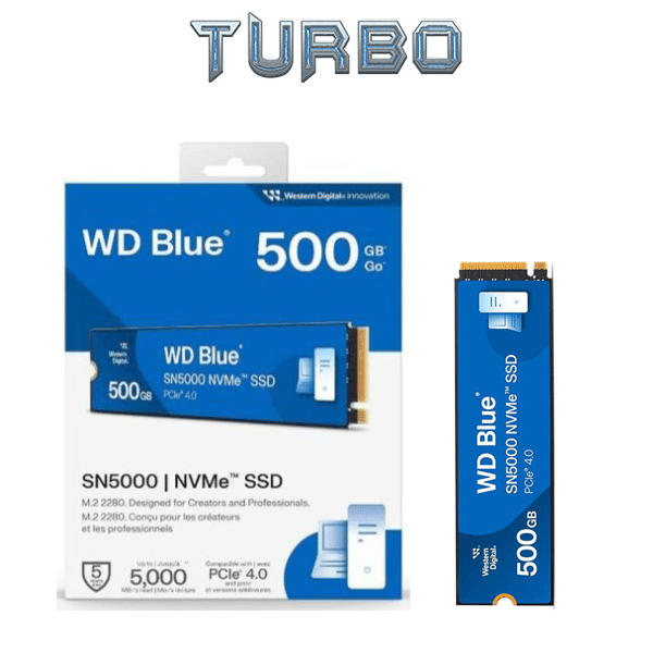 Western Digital WD Blue SN5000 500GB M.2 NVMe PCIe Gen4 x4 SSD
