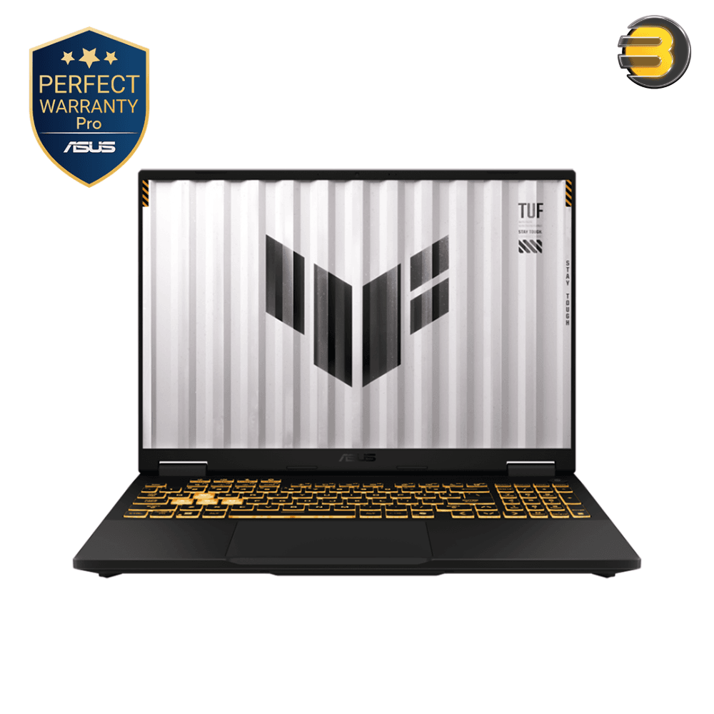ASUS TUF Gaming F16 FX608JMR-RV057W 16'' WUXGA 165Hz Gaming Laptop – Intel Core i7-14650HX, NVIDIA RTX 5060 8GB GDDR7, 16GB DDR5, 512GB SSD, 16:10 Display, 90Wh Battery, Thunderbolt 4, Wi-Fi 6E, Copilot Key, 1-Zone RGB Keyboard, MIL-STD-810H Durability &a
