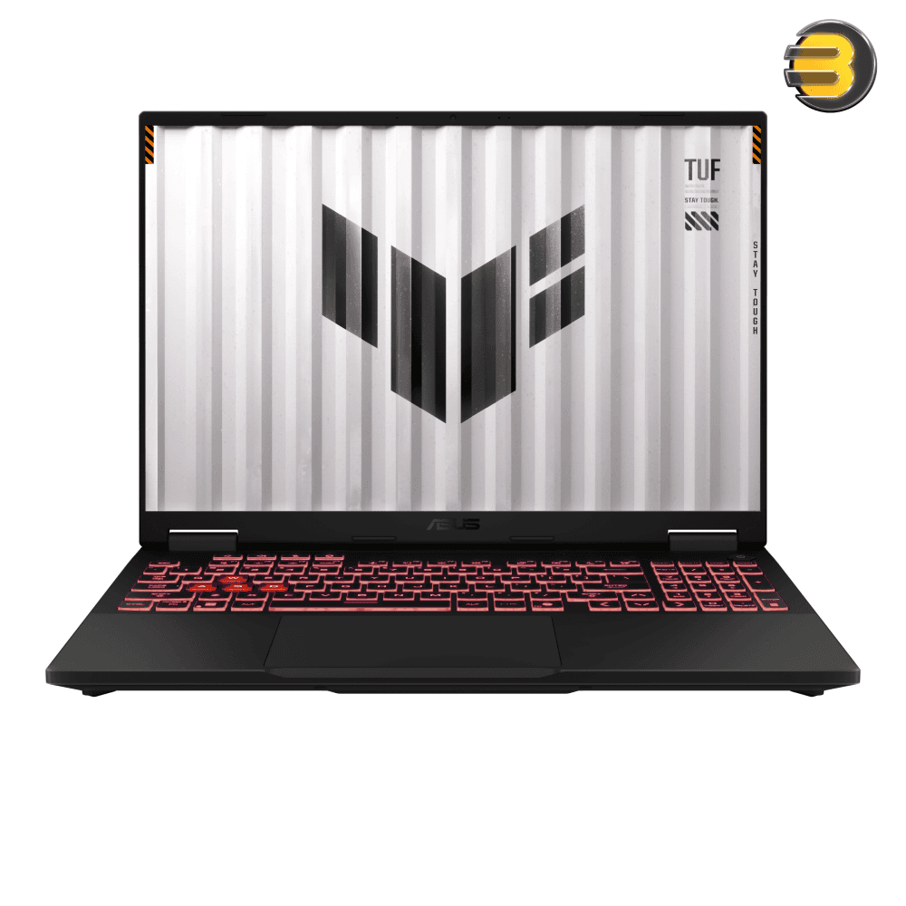 ASUS TUF Gaming A16 FA608PM-RV659W 16'' WUXGA 165Hz Gaming Laptop – AMD Ryzen 9 8940HX, NVIDIA RTX 5060 8GB GDDR7, 16GB DDR5, 512GB SSD, 16:10 Display, 90Wh Battery, Wi-Fi 6E, Copilot Key, Windows Hello IR Camera, MIL-STD-810H Durability & Jaeger Gray