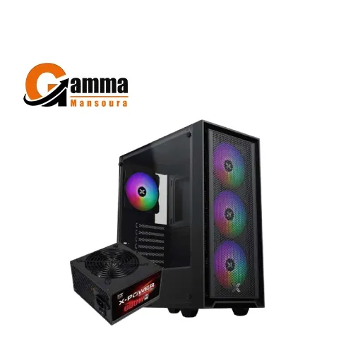 Xigmatek Sky II FIXEDRGB X-Power 600W 80 Mid Tower Case